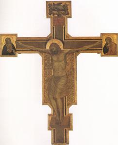 studio of giotto Crucifix with the Virgin (mk05) oil painting image